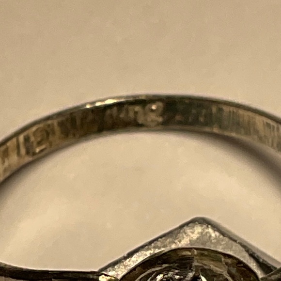 Sterling Silver Turquoise Ring 6.5 - Picture 8 of 8